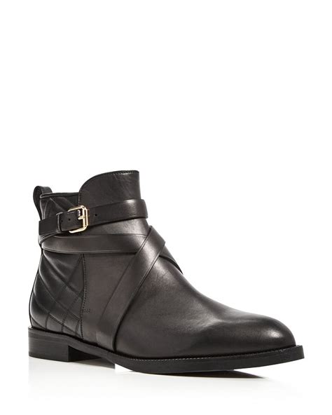 burberry women's vaughan belted leather booties|Women’s Designer Shoes .